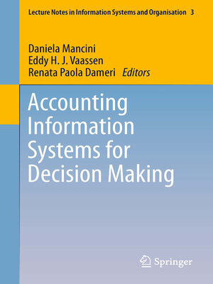 cover image of Accounting Information Systems for Decision Making